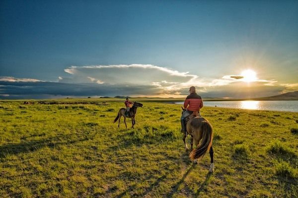 Nomaden in Mongolië